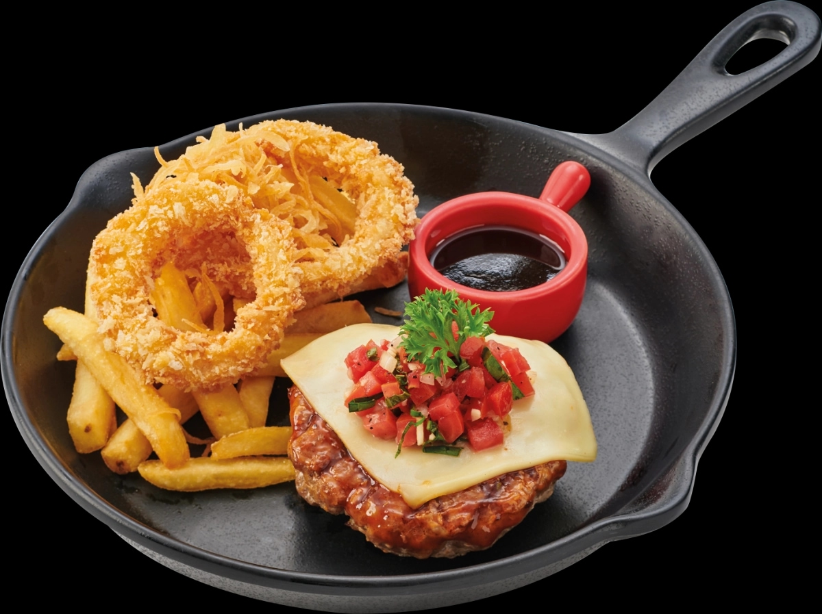 บีฟฮัมเบิร์กชีส บาร์บีคิวซัลซ่า